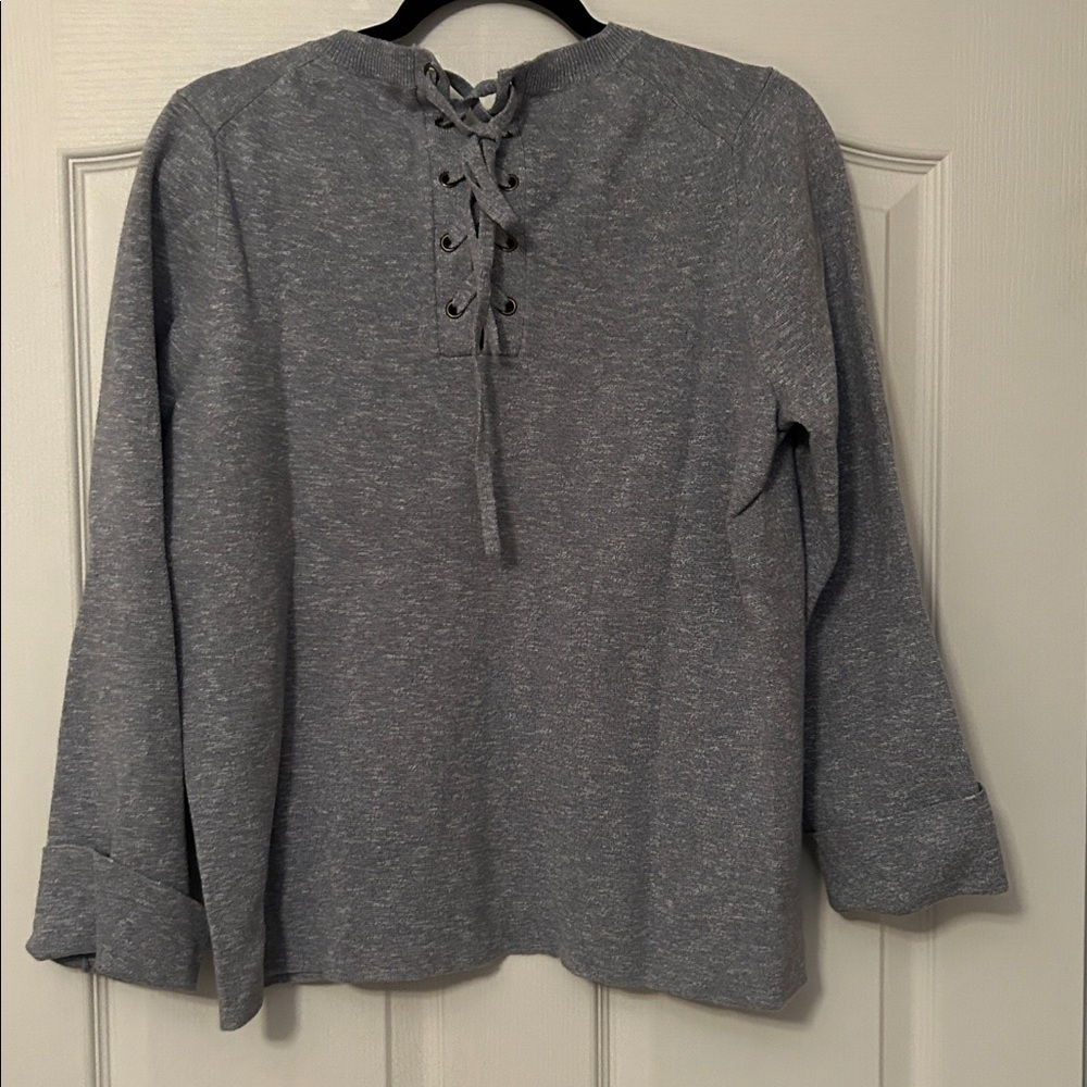 Madewell Heather Gray Knit Sweater size XL - Picture 3 of 3